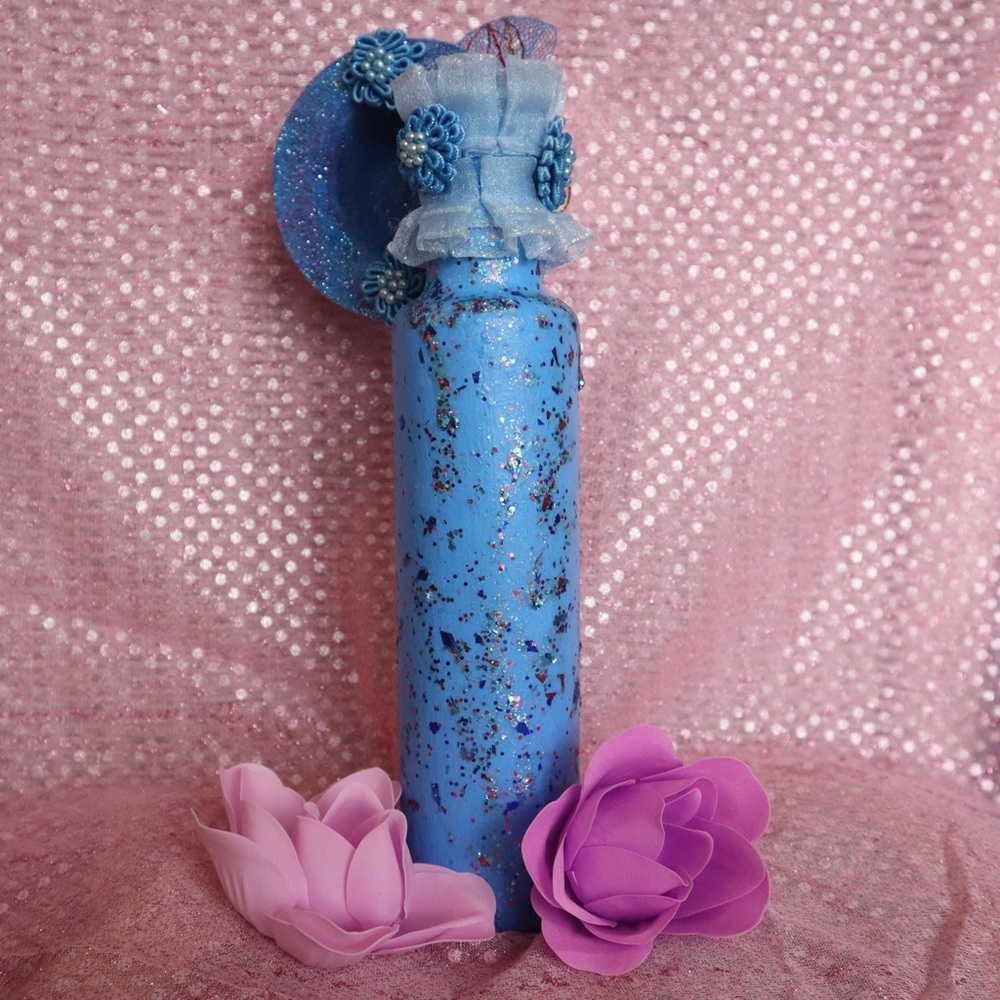 Hand Crafted Divine Love Hat Gypsy Bottle&Jar Set Vintage Vibes - Picture 5 of 7